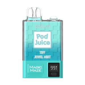 OxBar X Pod Juice Disposable Vape Tiff Jewel Mint 10000 Puffs