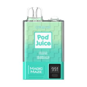 OxBar X Pod Juice Disposable Vape Clear Emerald 10000 Puffs